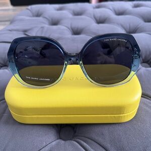 Marc Jacobs Stylish Blue Ombre Sunglasses New